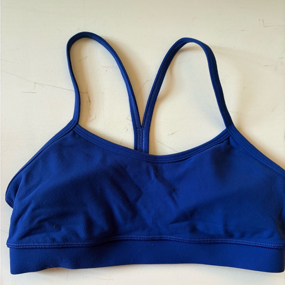 lululemon Dark Blue Flow Y bra size 4